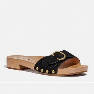 Coach Bleeker Wooden Sandal size 8